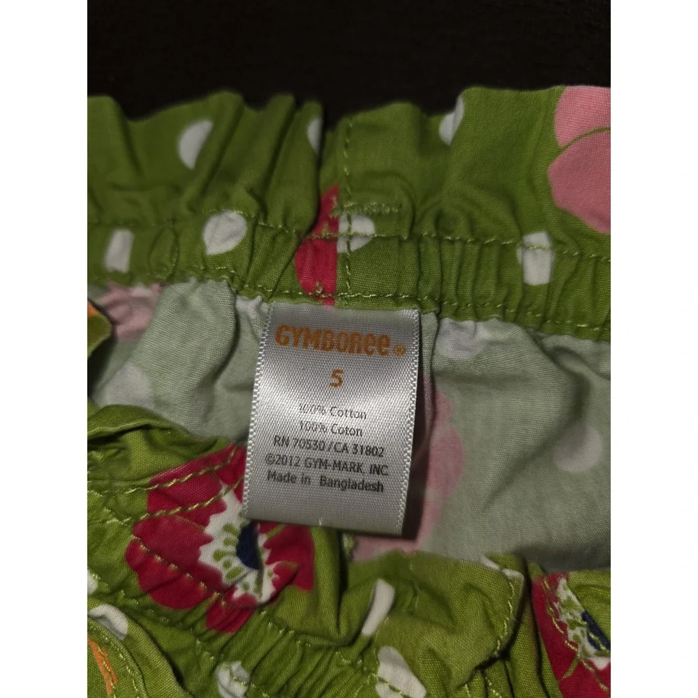 Gymboree‎ blooming nautical pink tank size 6 floral shorts size 5